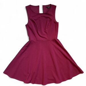 City triangles Elegant Burgundy Sleeveless Dress women’s extra small (xs)